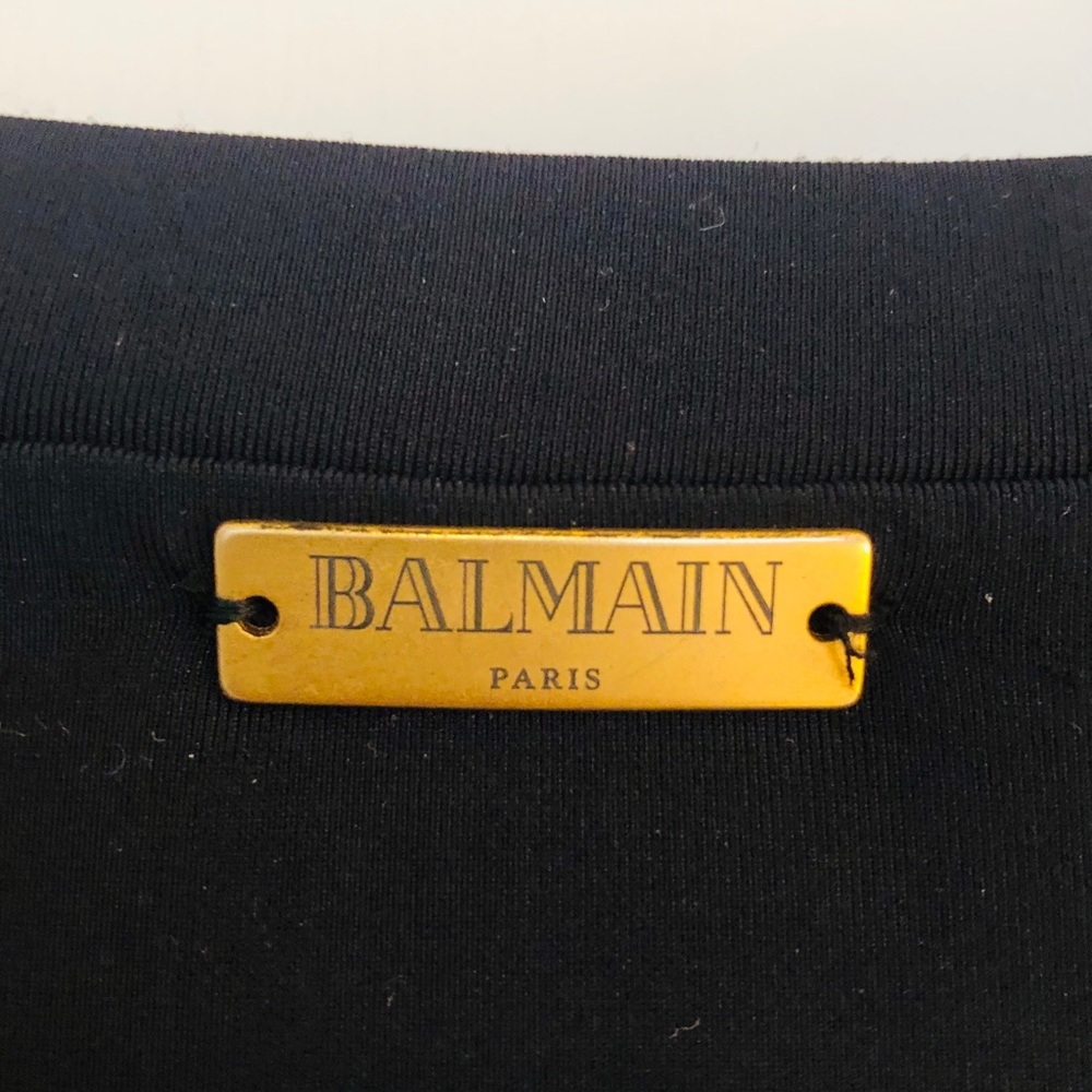 Balmain Jeweled Shoulder Top - Picture 7 of 11